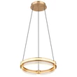 Pendul Globo BLONDIE metal, cristal, auriu, transparent, LED, 36W, 2700K-6000K, 240-2000lm - 67196-36H