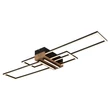 Plafoniera Globo DAKARI metal, lemn, plastic, negru, maro, alb, LED, 40W, 3000K, 1920Lm - 67208-40N