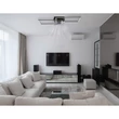 Plafoniera Globo TATJANA metal, plastic, negru, alb, LED, 38W, 3000-6500K, 1800Lm - 67243-30BF
