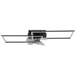 Plafoniera Globo TATJANA metal, plastic, negru, alb, LED, 38W, 3000-6500K, 1800Lm - 67243-30BF