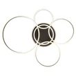 Plafoniera Globo GROUNI metal, acril, titan, alb, LED, 120W, 2700-6000K, 4900Lm - 67314-120