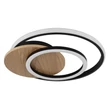Plafoniera Globo JULIO lemn, plastic, lemn, negru, LED, 24W, 3000K, 1100lm - 67331-24