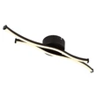 Plafoniera Globo BOYD metal, acril, negru, alb, LED, 12W, 3000K, 560Lm - 67336-12