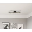 Plafoniera Globo BOYD metal, acril, negru, alb, LED, 12W, 3000K, 560Lm - 67336-12