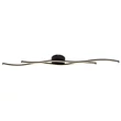 Plafoniera Globo BOYD metal, acril, negru, alb, LED, 30W, 3000K, 1300Lm - 67336-30