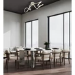 Plafoniera Globo SWIRL metal, acril, nichel, alb, LED, 30W, 4000K, 2950Lm - 67341DN