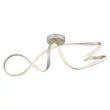 Plafoniera Globo SWIRL metal, acril, nichel, alb, LED, 30W, 4000K, 2950Lm - 67341DN