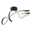 Plafoniera Globo SWIRL metal, acril, negru, alb, LED, 30W, 4000K, 2350Lm - 67341DS