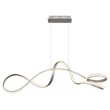 Pendul Globo SWIRL metal, plastic, nichel, alb, LED, 40W, 4000K, 3670Lm - 67341N