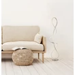 Lampadar Globo SWIRL metal, acril, nichel, LED, 36W, 4000K, 2260 Lm - 67341SN