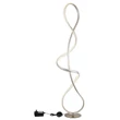 Lampadar Globo SWIRL metal, acril, nichel, LED, 36W, 4000K, 2260 Lm - 67341SN