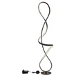 Lampadar Globo SWIRL metal, acril, negru, LED, 36W, 4000K, 1810 Lm - 67341SS