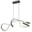 Pendul Globo SWIRL metal, plastic, negru, alb, LED, 40W, 4000K, 2860Lm - 67341S