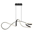 Pendul Globo SWIRL metal, plastic, negru, alb, LED, 40W, 4000K, 2860Lm - 67341S