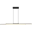 Pendul Globo KIRINA metal, plastic, negru, alb, LED, 24W, 3000K, 1800Lm - 67342-24H