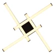 Plafoniera Globo KIRINA metal, plastic, negru, alb, LED, 24W, 3000K, 1470Lm - 67342-24