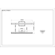 Aplica de perete Globo KIRINA metal, plastic, negru, alb, LED, 6W, 3000K, 540Lm - 67342-6
