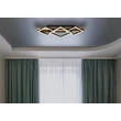 Plafoniera Globo OBRIEN metal, lemn, plastic, negru, maro, alb,LED, 32W, 3000K, 1590Lm - 67344D2