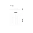 Plafoniera Globo WOODY metal, lemn, plastic, negru, maro, alb,LED, 18W, 3000K, 1000Lm - 67345D