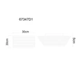Plafoniera Globo HAYDEN metal, lemn, plastic, negru, maro, alb,LED, 15W, 3000K, 800Lm - 67347D1