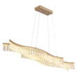 Pendul Globo JULIET metal, acril, auriu, transparent, LED, 35W, 3200K , 1560Lm - 67348HG