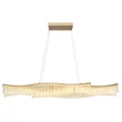 Pendul Globo JULIET metal, acril, auriu, transparent, LED, 35W, 3200K , 1560Lm - 67348HG