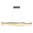 Pendul Globo JULIET metal, acril, gri, transparent, LED, 35W, 3200K , 1560Lm - 67348H