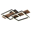 Plafoniera Globo JEFFRY metal, lemn, plastic, negru, maro, alb,LED, 16W, 3000K, 900Lm - 67350-16