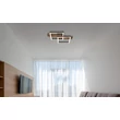 Plafoniera Globo JEFFRY metal, lemn, plastic, negru, maro, alb,LED, 16W, 3000K, 900Lm - 67350-16