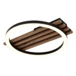 Plafoniera Globo TISHA metal, lemn, plastic, negru, maro, alb,LED, 12W, 3000K, 600Lm - 67353D1