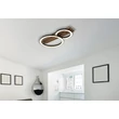 Plafoniera Globo TISHA metal, lemn, plastic, negru, maro, alb,LED, 18W, 3000K, 850Lm - 67353D2