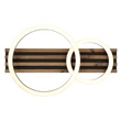 Plafoniera Globo TISHA metal, lemn, plastic, negru, maro, alb,LED, 18W, 3000K, 850Lm - 67353D2