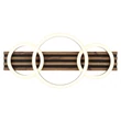 Plafoniera Globo TISHA metal, lemn, plastic, negru, maro, alb,LED, 24W, 3000K, 1200Lm - 67353D3