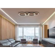 Plafoniera Globo TISHA metal, lemn, plastic, negru, maro, alb,LED, 30W, 3000K, 1500Lm - 67353D4