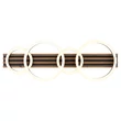Plafoniera Globo TISHA metal, lemn, plastic, negru, maro, alb,LED, 30W, 3000K, 1500Lm - 67353D4