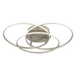 Plafoniera Globo KOMBOS metal, plastic, nichel, alb, LED, 40W, 4000K, 3520Lm - 67355-40N