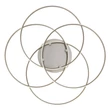 Plafoniera Globo KOMBOS metal, plastic, nichel, alb, LED, 55W, 4000K, 4650Lm - 67355-55N