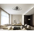 Plafoniera Globo KOMBOS metal, plastic, negru, alb, LED, 55W, 4000K, 3750Lm - 67355-55
