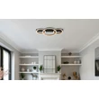 Plafoniera Globo DAKARI I metal, plastic, negru, maro, alb, LED, 40W, 3000K, 1370Lm - 67356D1
