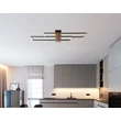 Plafoniera Globo DAKARI I metal, plastic, negru, maro, alb, LED, 30W, 3000K, 1430Lm - 67357D1