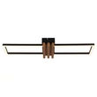 Plafoniera Globo DAKARI I metal, plastic, negru, maro, alb, LED, 20W, 3000K, 1000Lm - 67357D