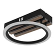 Plafoniera Globo BLEVINS metal, lemn, plastic,  negru, maro, alb, LED, 10W, 3000-4200-6000K, 580Lm - 67360D1