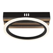 Plafoniera Globo BLEVINS metal, lemn, plastic,  negru, maro, alb, LED, 10W, 3000-4200-6000K, 580Lm - 67360D1