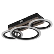 Plafoniera Globo BLEVINS metal, lemn, plastic,  negru, maro, alb, LED, 21W, 3000-4200-6000K, 1210Lm - 67360D3