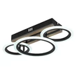 Plafoniera Globo BLEVINS metal, lemn, plastic,  negru, maro, alb, LED, 21W, 3000-4200-6000K, 1210Lm - 67360D3
