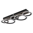 Plafoniera Globo BLEVINS metal, lemn, plastic,  negru, maro, alb, LED, 34W, 3000-4200-6000K, 1750Lm - 67360D4
