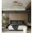Plafoniera Globo DELLA II metal, plastic, negru, transparent, LED, 24W, 3000K, 1080Lm - 67361C