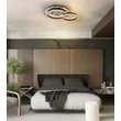 Plafoniera Globo DELLA II metal, plastic, negru, transparent, LED, 24W, 3000K, 1080Lm - 67361C