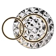 Plafoniera Globo DELLA II metal, plastic, negru, transparent, LED, 24W, 3000K, 1080Lm - 67361C