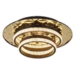 Plafoniera Globo DELLA II metal, plastic, negru, auriu, transparent, LED, 24W, 3000K, 1080Lm - 67361G